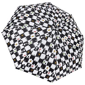 Peanuts Snoopy & Woodstock Checkerboard Automatic Umbrella