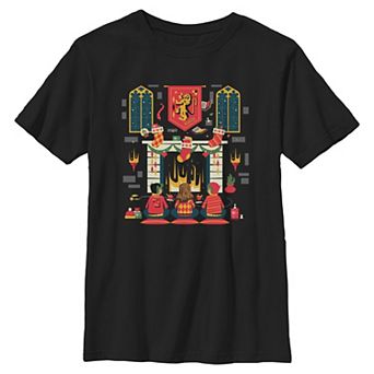 Boys 6-20 Harry Potter Gryffindor Fireplace Graphic Tee