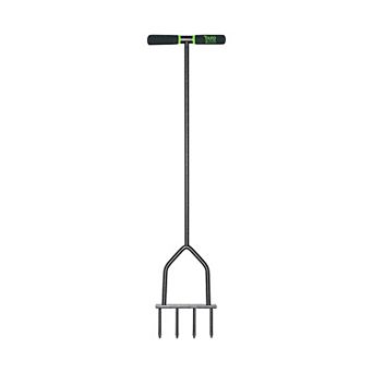 Yard Butler Spike Grass Aerator - Long-Handled Lawn Aerating Tool - IM-7C