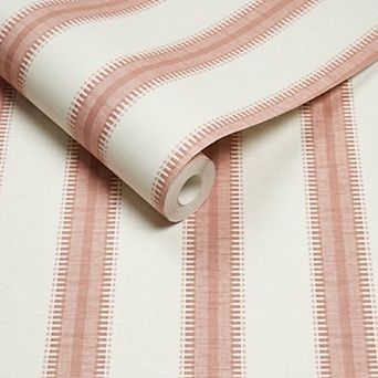Superfresco Easy Sonnet Stripe Pink Wallpaper