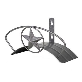 Yard Butler Heavy Duty Wall-Mounted Hose Hanger - Holds 125 Feet, Star Design