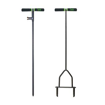 Yard Butler Aerator & Irrigator Bundle - Long-Handled Lawn Care Tool Set - IBDB-1