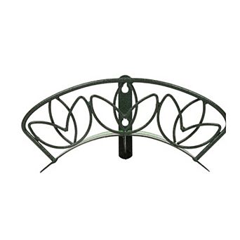 Yard Butler Heavy Duty Wall-Mounted Hose Hanger - Holds 125 Feet, Flower Design