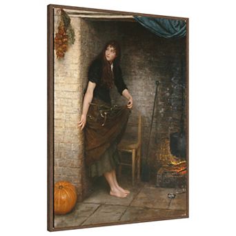 Cinderella Vintage Art by Stacy Hsu Framed Canvas Wall Art Print