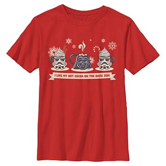 Boys 6-20 Star Wars Dark Side Cocoa Graphic Tee
