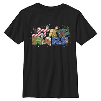 Boys 6-20 Star Wars Christmas Logo Graphic Tee