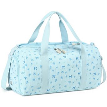 Women Gym Duffle Bag With Wet Pocket Shoe Compartment Travel Weekender