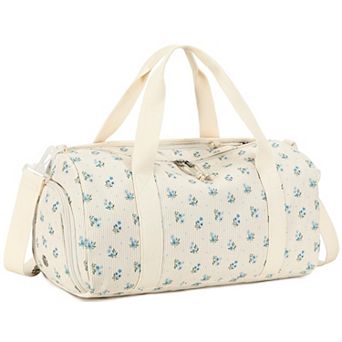 Women Gym Duffle Bag With Wet Pocket Shoe Compartment Travel Weekender