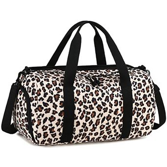 Women Gym Duffle Bag With Wet Pocket Shoe Compartment Travel Weekender