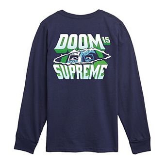 Boys 8-20 Marvel Avengers: Doomsday "Doom is Supreme" Long Sleeve Graphic Tee
