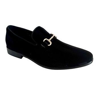 Men's Dress Loafer Velvet Tuxedo Buckle Wedding Party Shoes