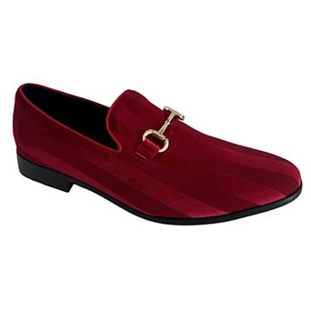 Men's Dress Loafer Velvet Tuxedo Buckle Wedding Party Shoes