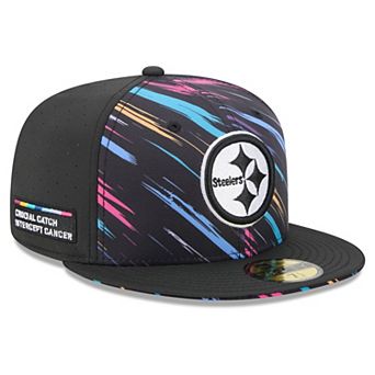 Men's New Era Black Pittsburgh Steelers 2026 NFL Crucial Catch 59FIFTY Fitted Hat