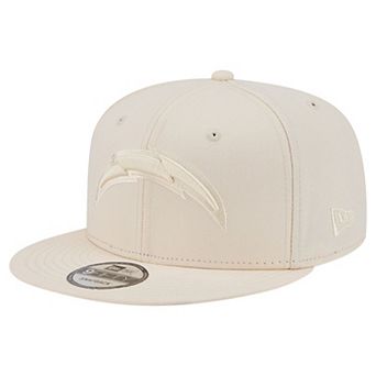 Men's New Era Cream Los Angeles Chargers Color Pack 9FIFTY Snapback Hat