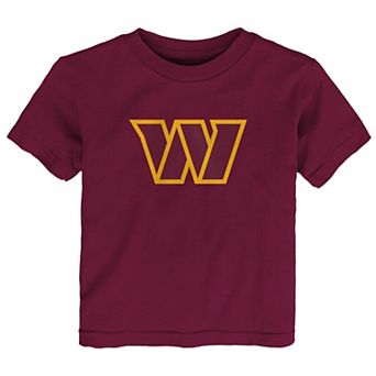 Toddler Outerstuff Burgundy Washington Commanders Primary Logo T-Shirt