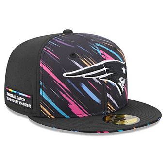 Men's New Era Black New England Patriots 2026 NFL Crucial Catch 59FIFTY Fitted Hat