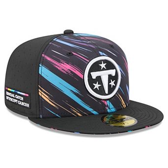 Men's New Era Black Tennessee Titans 2026 NFL Crucial Catch 59FIFTY Fitted Hat