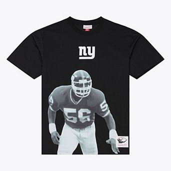 Men's Mitchell & Ness Lawrence Taylor Black New York Giants Retired Solo Player T-Shirt