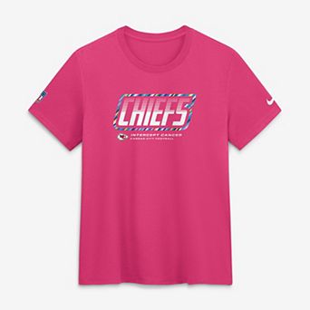 Women's Nike Pink Kansas City Chiefs 2026 NFL Crucial Catch Tri-Blend Dri-FIT T-Shirt