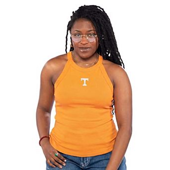 Women's ZooZatz Tennessee Orange Tennessee Volunteers Tri-Blend Racerback Ribbed Tank Top