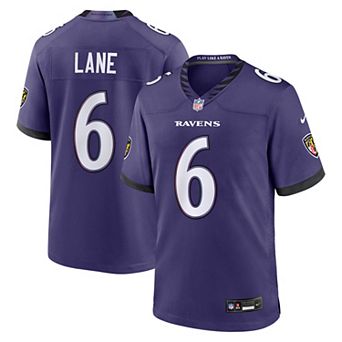 Men's Nike Ja'Kobi Lane Purple Baltimore Ravens Team Game Jersey