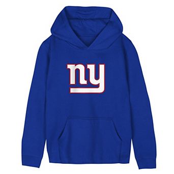 Preschool Outerstuff Royal New York Giants Primary Logo Fleece Hoodie