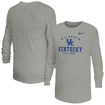 Youth Nike Gray Kentucky Wildcats Legend Dri-FIT Long Sleeve T-Shirt