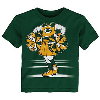 Girls Toddler Outerstuff Green Green Bay Packers Game Fit T-Shirt