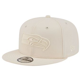 Men's New Era Cream Seattle Seahawks Color Pack 9FIFTY Snapback Hat