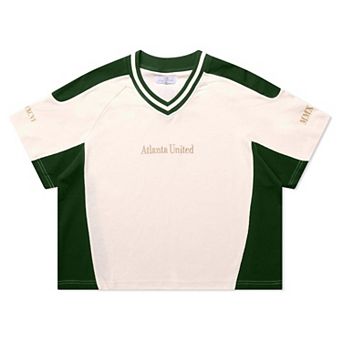 Women's Live Breathe Futbol Natural Atlanta United FC Spirit of 96 MCMXCVI T-Shirt