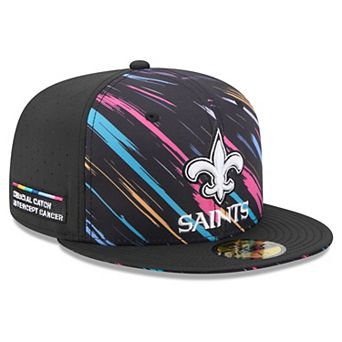 Men's New Era Black New Orleans Saints 2026 NFL Crucial Catch 59FIFTY Fitted Hat
