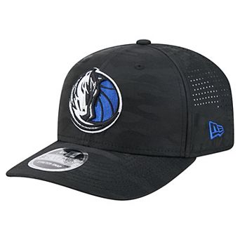 Men's New Era Black Dallas Mavericks Camo 9SEVENTY Perforated Adjustable Hat