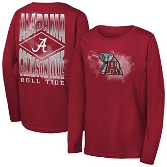 Youth Outerstuff Crimson Alabama Crimson Tide Full Steam Long Sleeve T-Shirt
