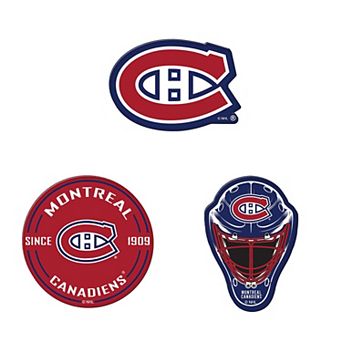 WinCraft Montreal Canadiens 3-Pack Premium Fridge Magnet Set