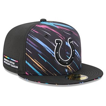 Men's New Era Black Indianapolis Colts 2026 NFL Crucial Catch 59FIFTY Fitted Hat