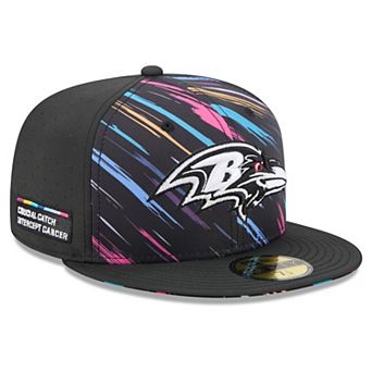 Men's New Era Black Baltimore Ravens 2026 NFL Crucial Catch 59FIFTY Fitted Hat
