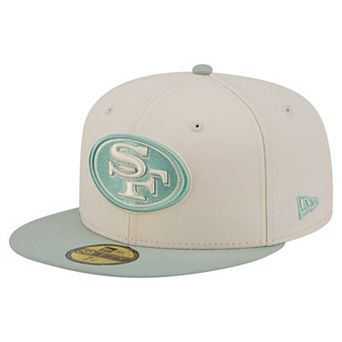 Men's New Era Cream/Light Green San Francisco 49ers Color Pack 59FIFTY Fitted Hat