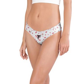 Women's Concepts Sport White/Red Atlanta Falcons Cora Allover Print Knit Thong