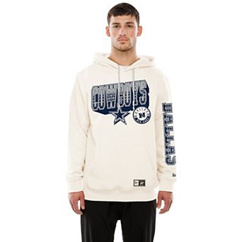 Men's New Era Cream Dallas Cowboys Dune Dust Hoodie