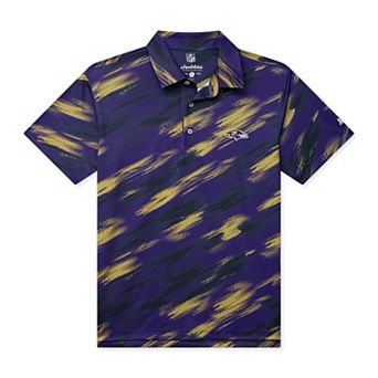 Men's Chubbies Purple Baltimore Ravens Color Blitz Polo