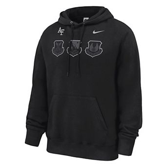 Men's Nike Black Air Force Falcons 2026 Rivalry Collection Club Fleece Hoodie