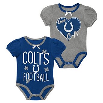 Newborn & Infant Outerstuff Royal/Gray Indianapolis Colts Star Power Two-Piece Bodysuit Set