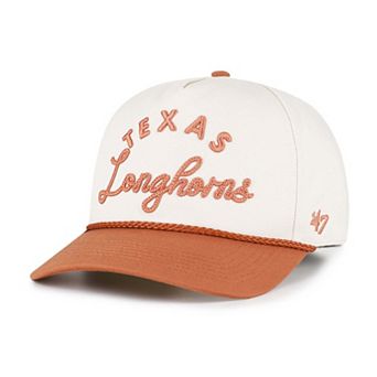 Women's '47 Cream/Texas Orange Texas Longhorns Rope Script Hitch Adjustable Hat