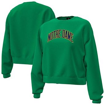 Women's Under Armour Green Notre Dame Fighting Irish Icon Fleece Sweatshirt