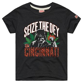 Toddler Homage Charcoal Cincinnati Bengals NFL x Star Wars Dark Side Tri-Blend T-Shirt