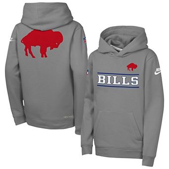 Youth Nike Gray Buffalo Bills Sideline Alternate Pack Heavyweight Fleece Hoodie
