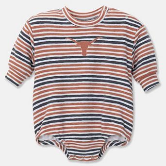 Newborn & Infant ZooZatz Texas Orange Texas Longhorns Cozy Fleece Bodysuit