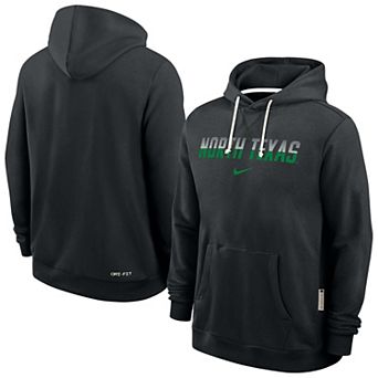 Men's Nike Black North Texas Mean Green 2026 Sideline Dri-FIT Hoodie