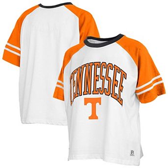 Women's Pressbox White Tennessee Volunteers Sky Colorblock T-Shirt