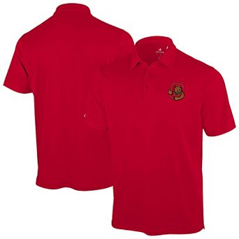 Men's Antigua Red Cornell Big Red Unshakable Solid Polo